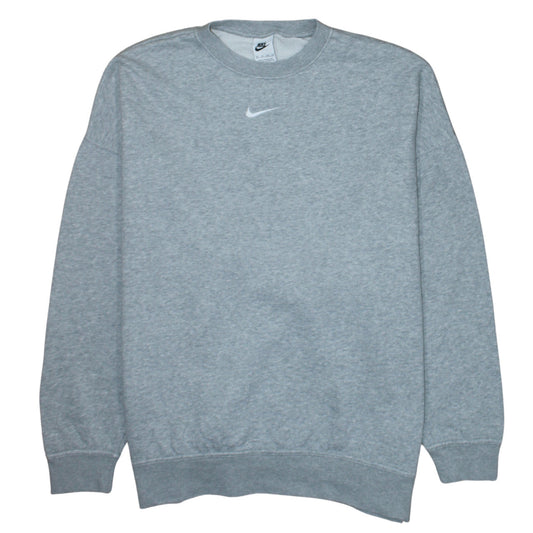 Nike Men's Grey XS Pullover Sweatshirt Crew Neck Fleece