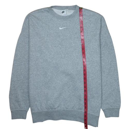 Nike Men's Grey XS Pullover Sweatshirt Crew Neck Fleece