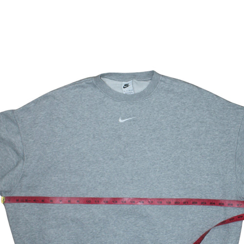 Nike Men's Grey XS Pullover Sweatshirt Crew Neck Fleece