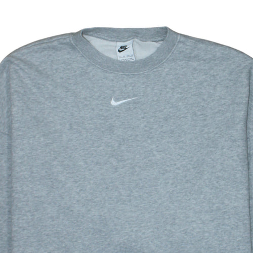 Nike Men's Grey XS Pullover Sweatshirt Crew Neck Fleece