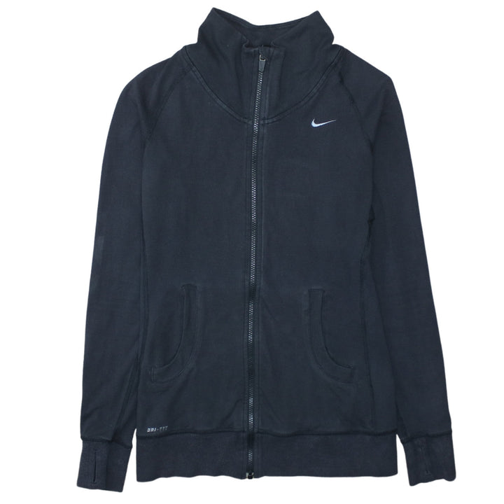 Nike Women’s Black Medium Full Zip Dri-FIT Hoodie Sweatshirt