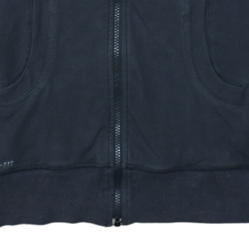 Nike Women’s Black Medium Full Zip Dri-FIT Hoodie Sweatshirt
