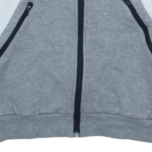 Adidas Mens Grey Full Zip Hoodie XS Sportswear Jacket