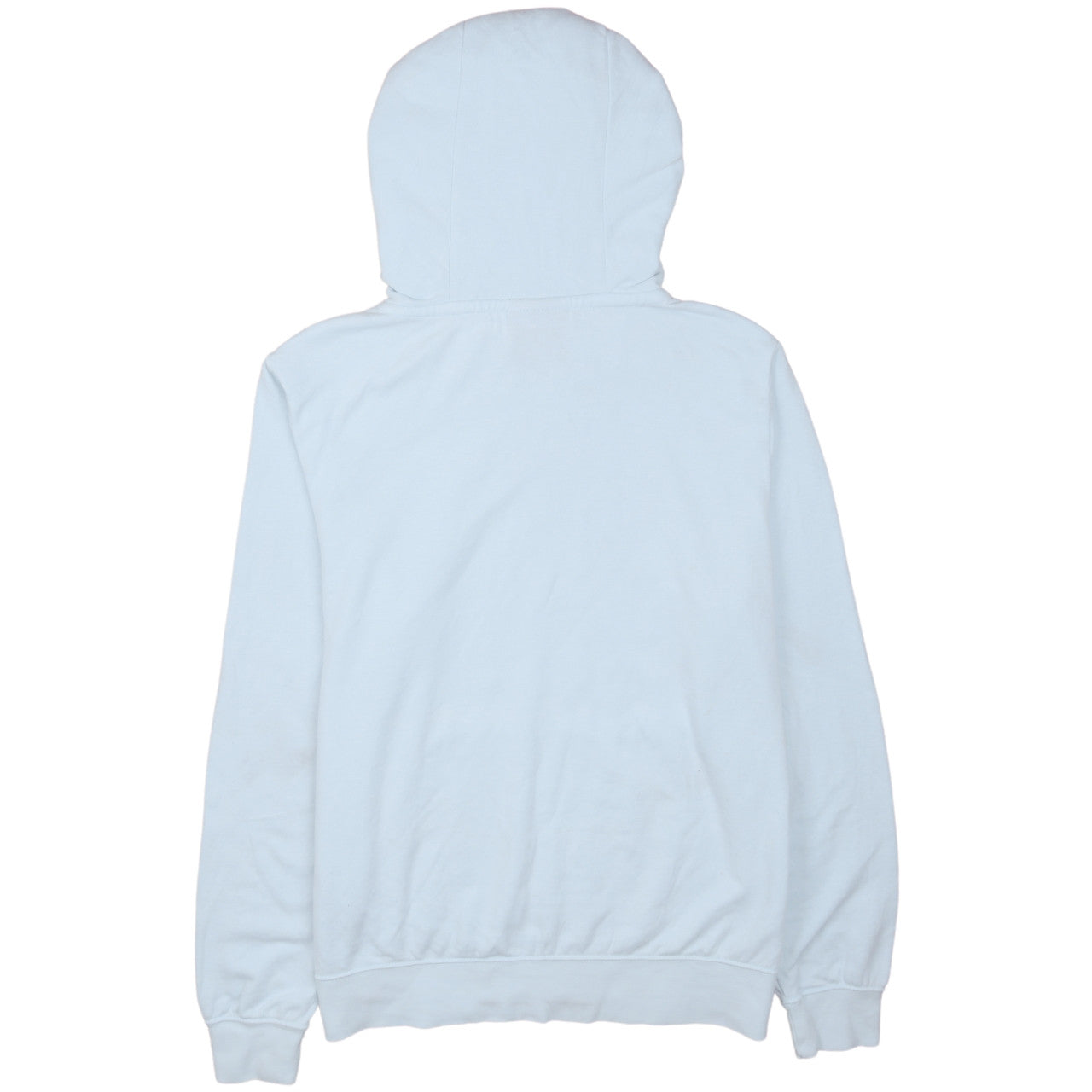 Nike Womens Blue Pullover Hoodie Medium Casual Lined Cotton Blend