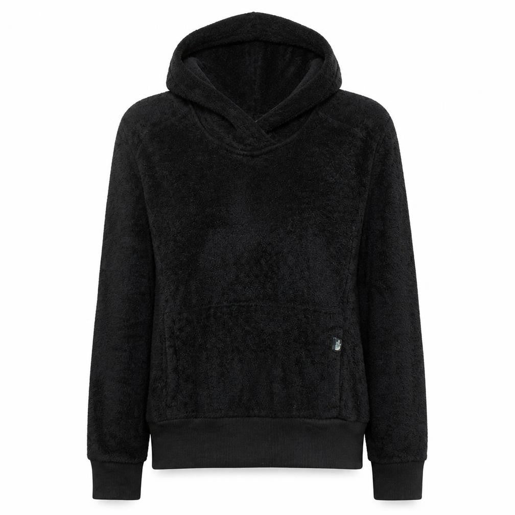 The North Face Women's Black Pullover Hoodie Size L Fleece Warm Casual