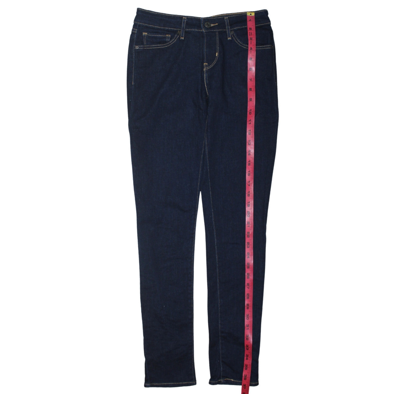 Levi's Women's Blue 711 Skinny Jeans Size 26 Mid Rise Denim