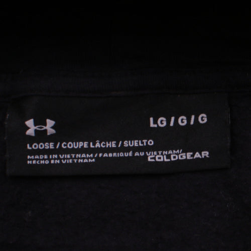 Under Armour Men's Black Large Pullover Hoodie USA Flag Logo