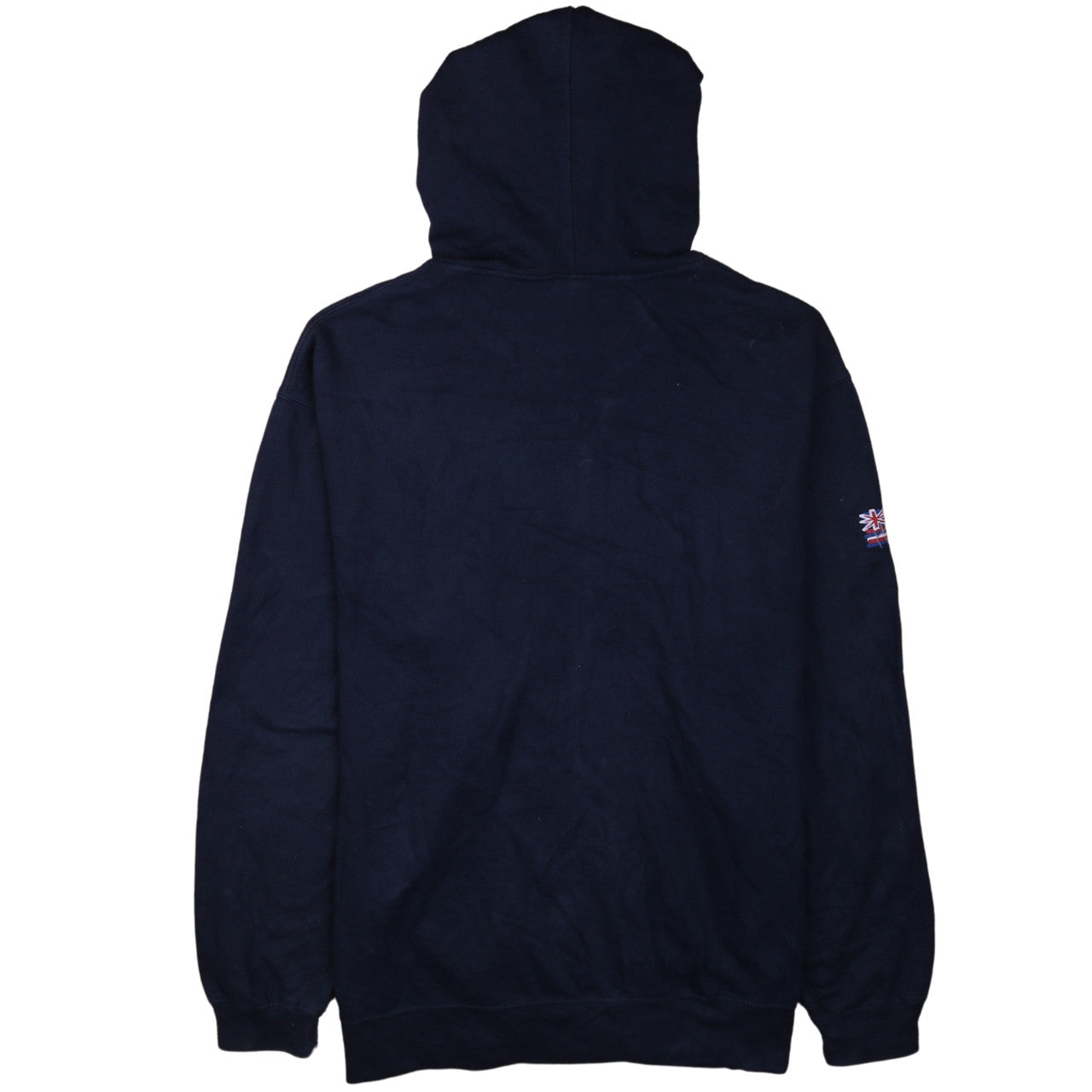 Quiksilver Men’s Blue Full Zip Hoodie M Surf Graphic Hooded Sweatshirt