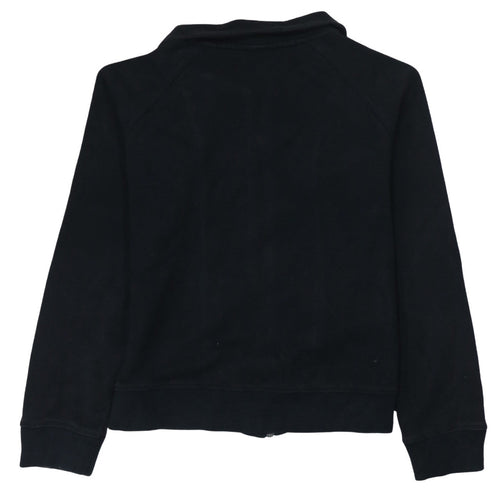 Nike Women's Black Full Zip Sweatshirt Size 14 Fleece Hoodie Jacket