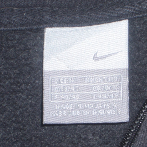 Nike Women's Black Full Zip Sweatshirt Size 14 Fleece Hoodie Jacket