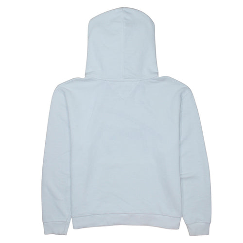 Tommy Jeans Men's White Pullover Hoodie Size L Embroidered Logo