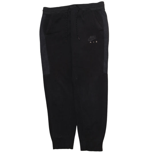 Nike Air Men's Black Jogger Trousers L Regular Fit Fleece