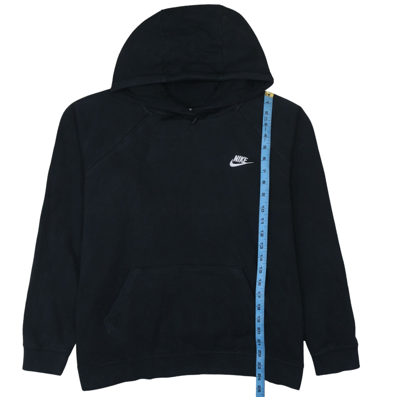 Nike Men's Black XL Pullover Hoodie Cotton Fleece Regular Fit