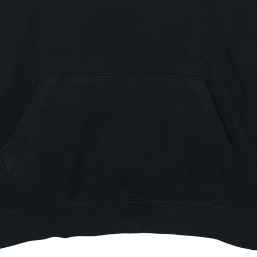 Nike Men's Black XL Pullover Hoodie Cotton Fleece Regular Fit