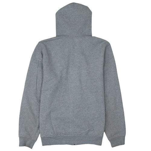 Kappa Men’s Grey Full Zip Hoodie Large Embroidered Logo Sportswear