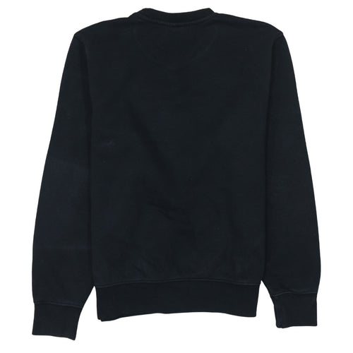 Nike Men's Black Crew Neck Fleece Sweatshirt Small Regular Fit