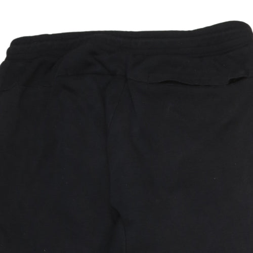 Nike Men's Black Jogger Trousers M Regular Fit Fleece Casual