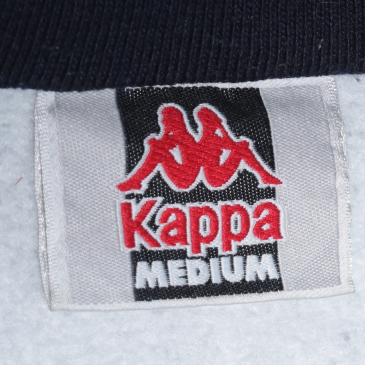 Kappa Men Grey Full Zip Sweatshirt Medium Classic Sportswear