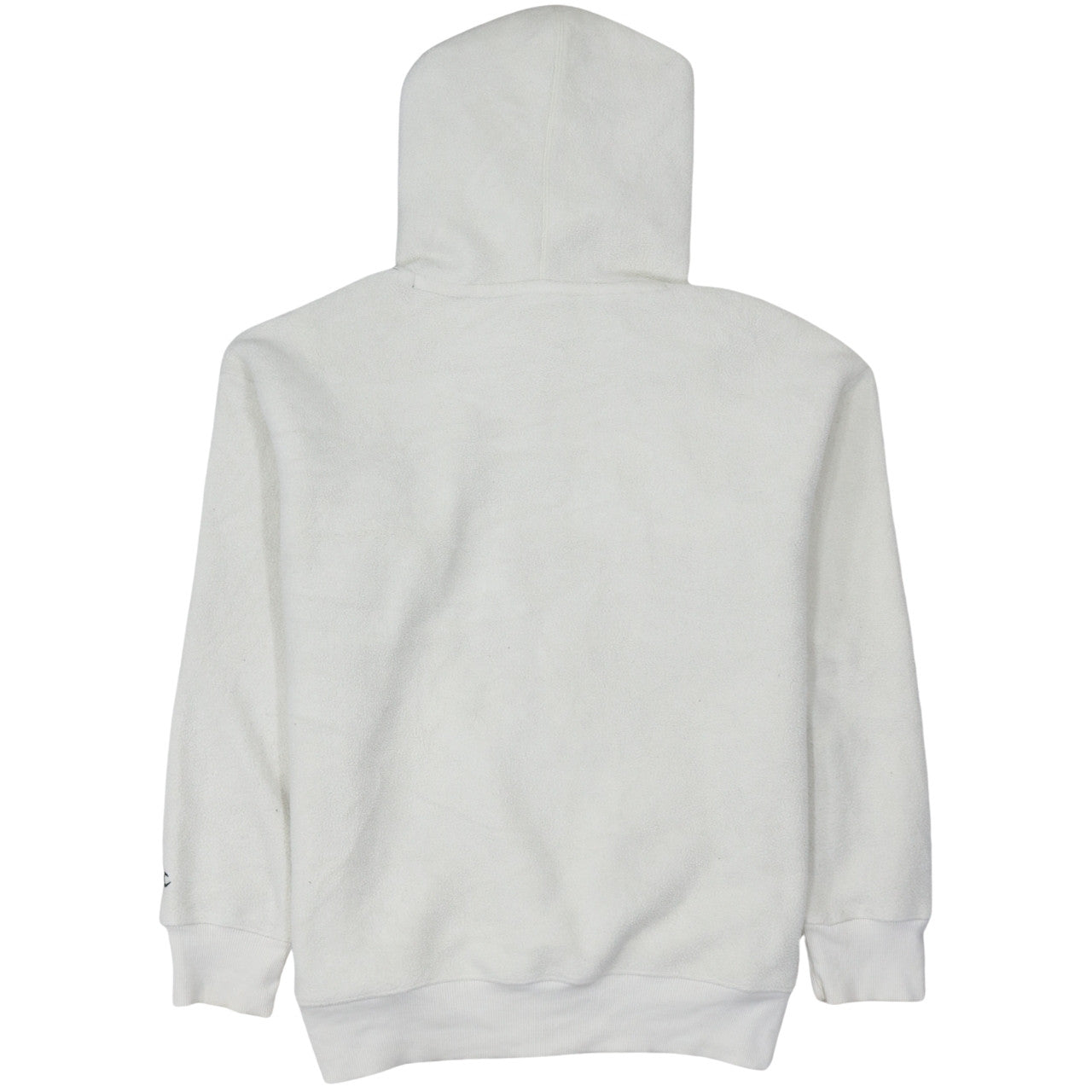 Champion Women's White Pullover Hoodie Medium Fleece Logo Sweatshirt