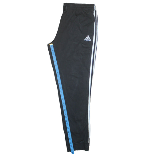Adidas Mens Black XL Jogger Trousers Elastic Waist Sports Pants