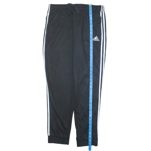 Adidas Mens Black XL Jogger Trousers Elastic Waist Sports Pants