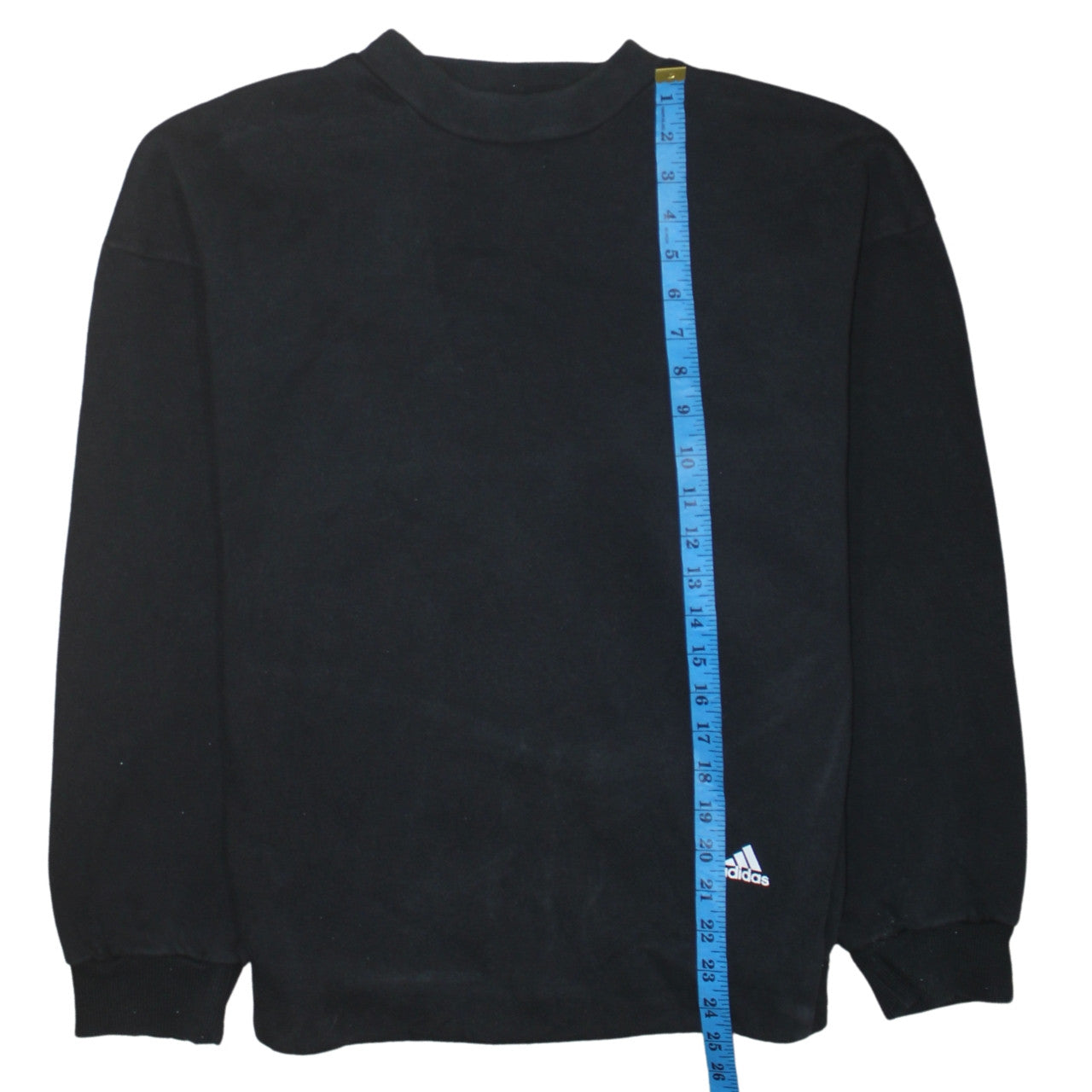Adidas Womens Black Medium Pullover Sweatshirt Graphic Print