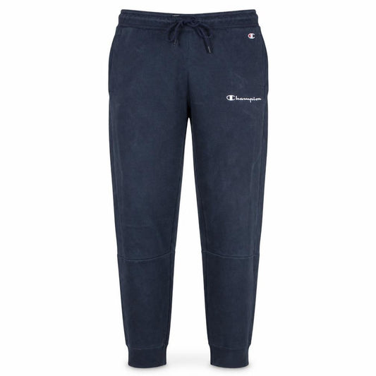 Front view of Champion Men's Black Small Jogger Trousers Fleece Sportswear