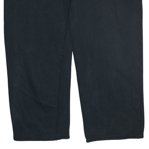 Alpha Industries Men's Black Sweatpants Medium Fleece Logo Joggers