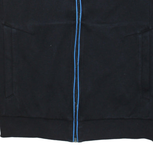 Hugo Boss Men's Black XL Full Zip Sweatshirt Regular Fit Designer Jacket