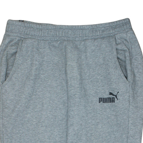 Puma Men's Grey Sweatpants L Regular Fit Casual Tapered