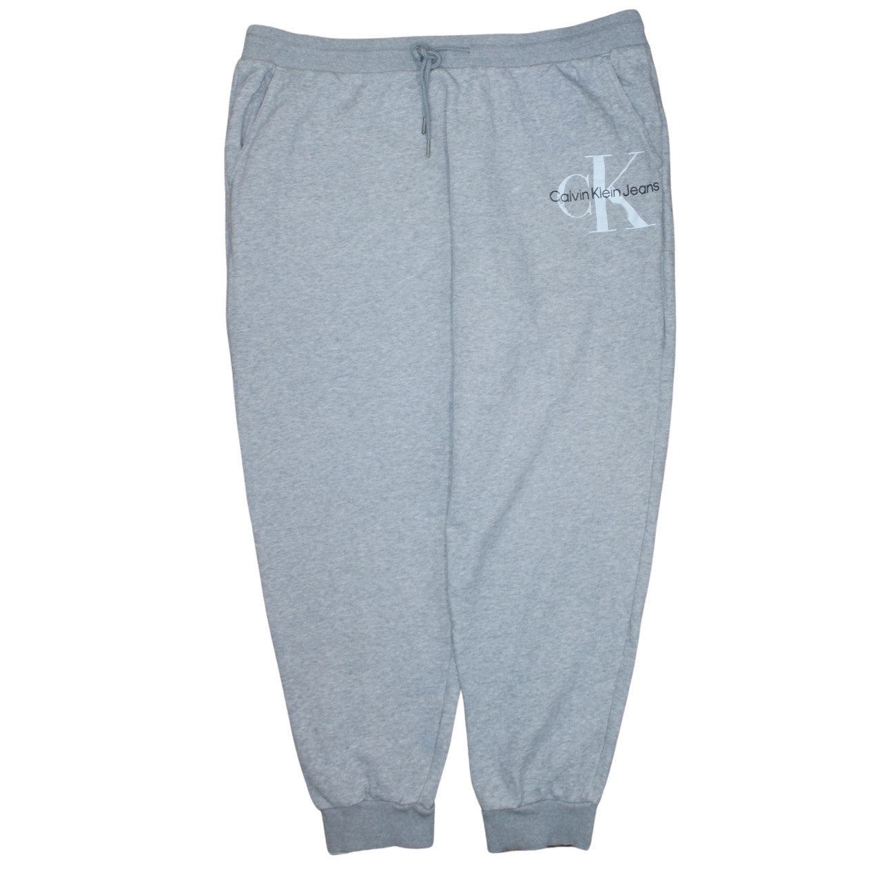 Calvin Klein Jeans Men's Grey 2XL Sweatpants Regular Fit Tapered
