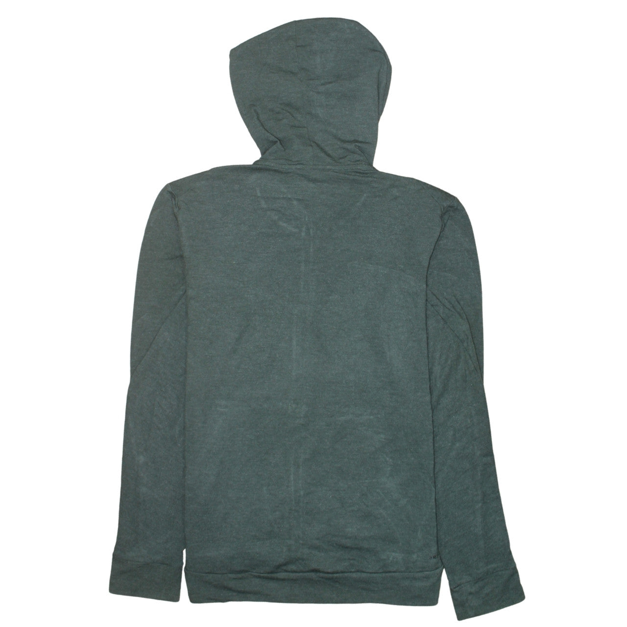 Nike Men's Green Dri-FIT Full Zip Hoodie Size M Lightweight Sportswear
