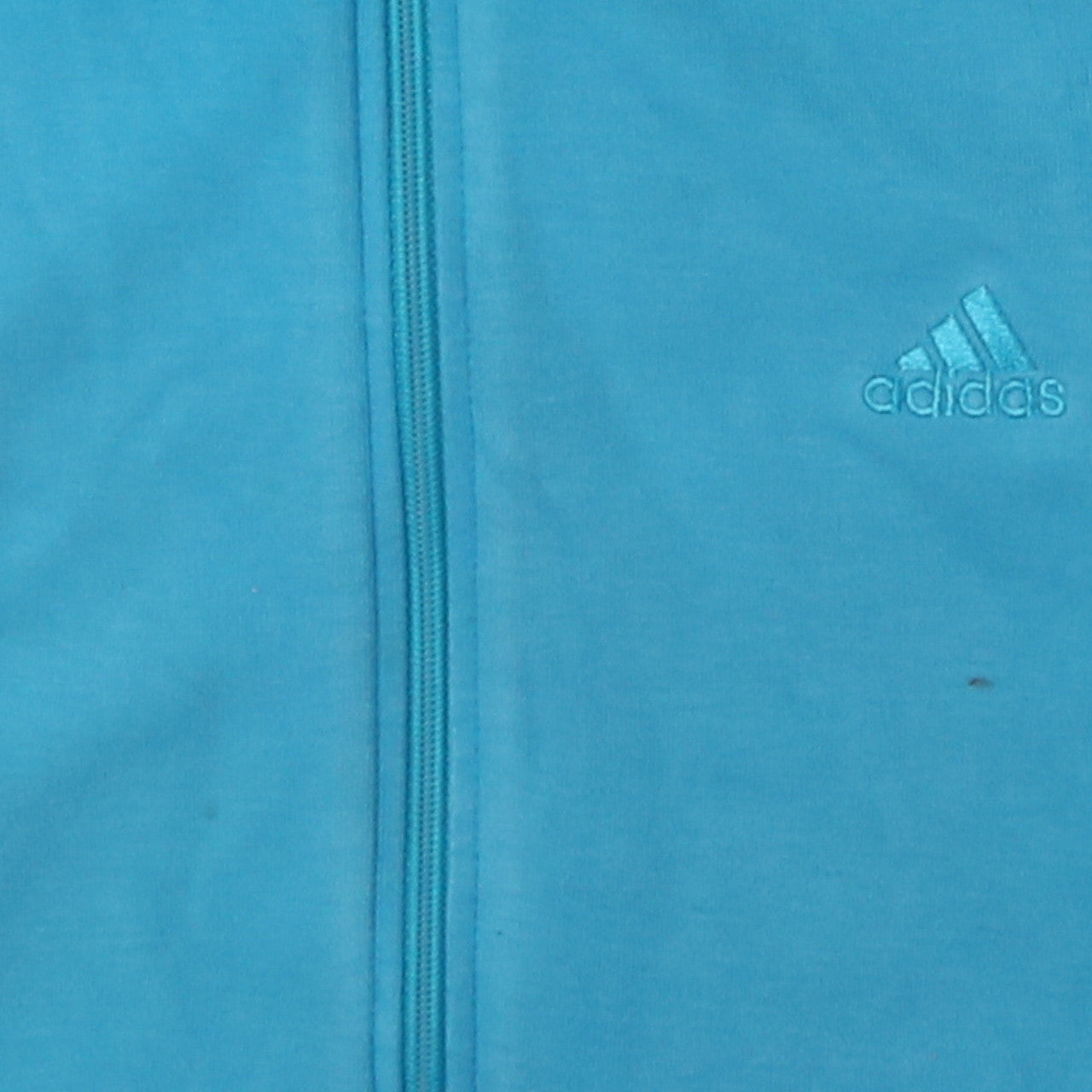 Adidas Women Blue Full Zip Sweatshirt Size 12 Essentials Performance