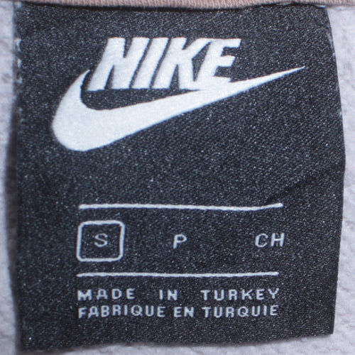 Nike Women’s Beige Colourblock Pullover Hoodie Size S