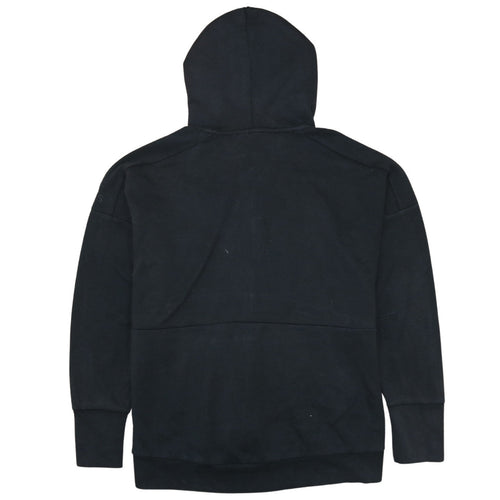 Adidas Women’s Black Full Zip Hoodie XL Relaxed Fit Casual Sweatshirt