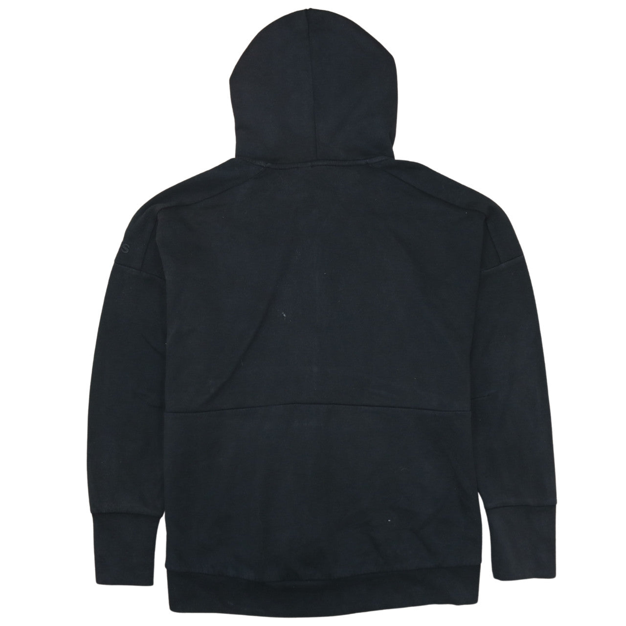 Adidas Women’s Black Full Zip Hoodie XL Relaxed Fit Casual Sweatshirt