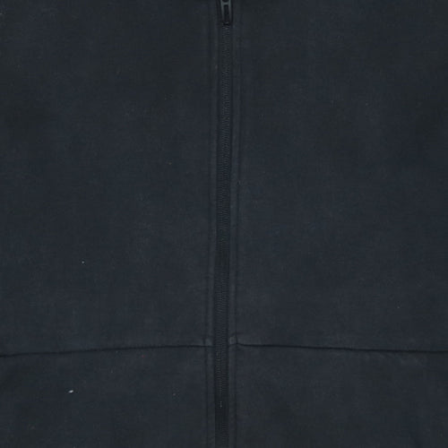 Adidas Women’s Black Full Zip Hoodie XL Relaxed Fit Casual Sweatshirt