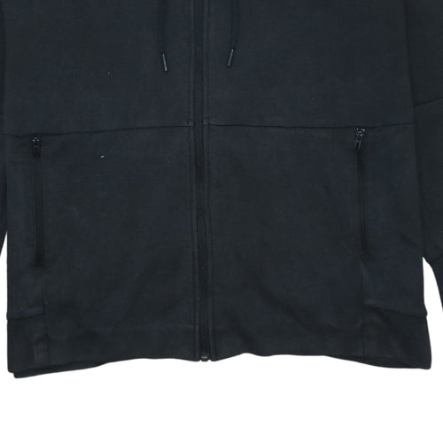 Adidas Women’s Black Full Zip Hoodie XL Relaxed Fit Casual Sweatshirt