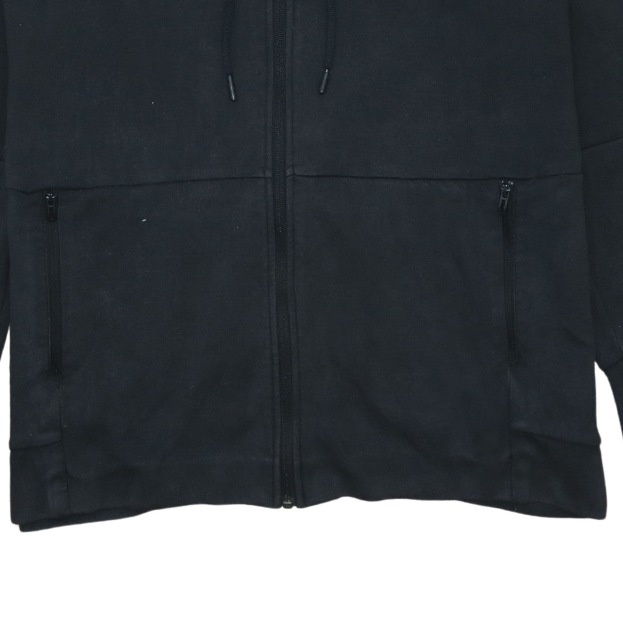 Adidas Women’s Black Full Zip Hoodie XL Relaxed Fit Casual Sweatshirt