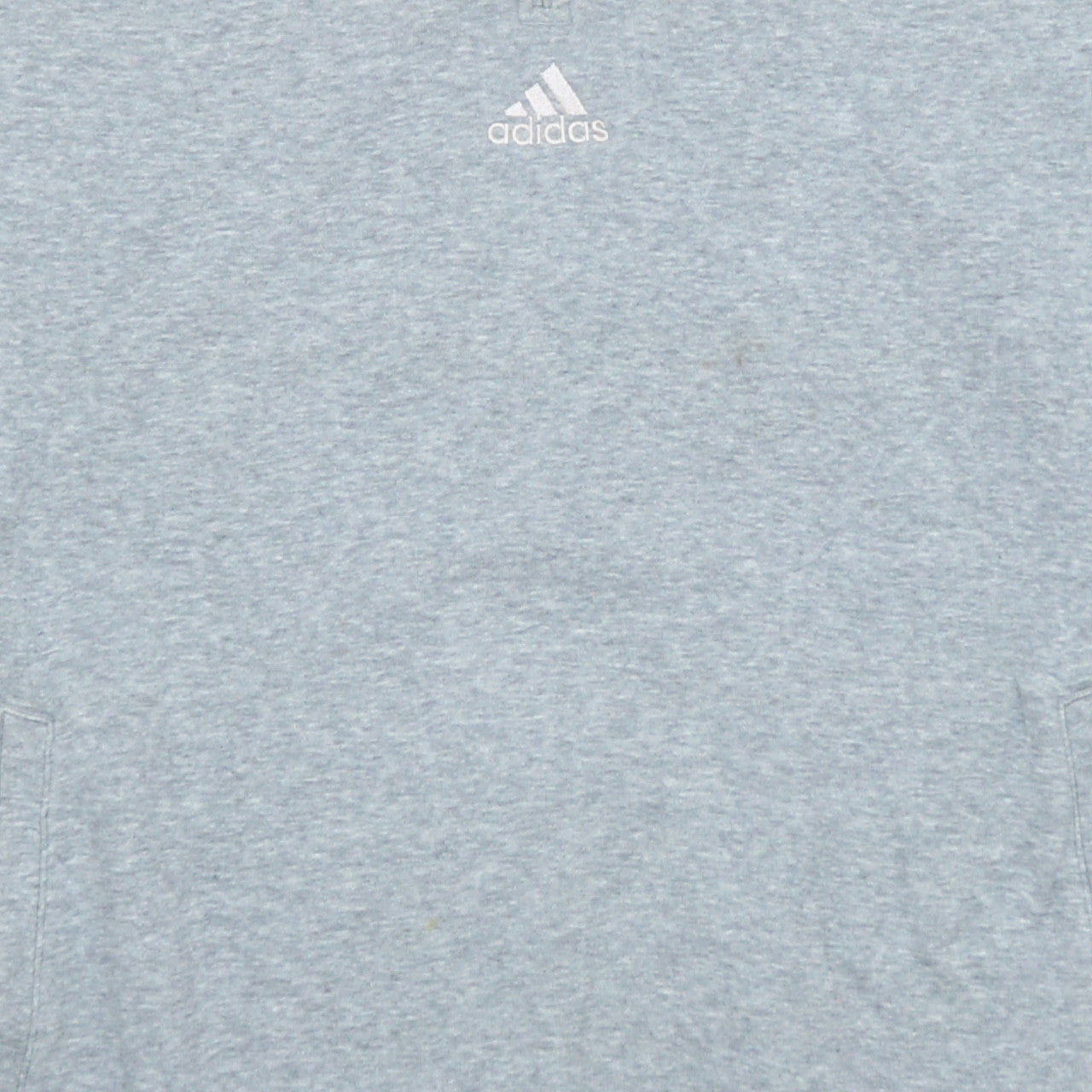 Adidas Women Grey Small 1/4 Zip Sweatshirt Pullover Classic Fit