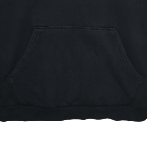 Adidas Womens Black Hooded Pullover Sweatshirt Size 10 Classic Fit