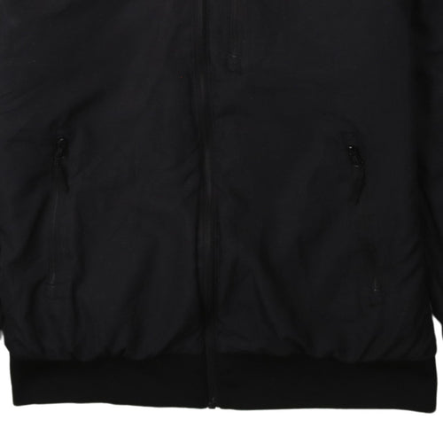 Ellesse Men’s Black XS Bomber Hooded Jacket - Full Zip Casual
