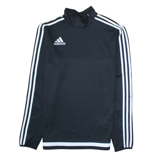 Adidas Men's Black Small Climalite 1/4 Zip Sports Sweatshirt