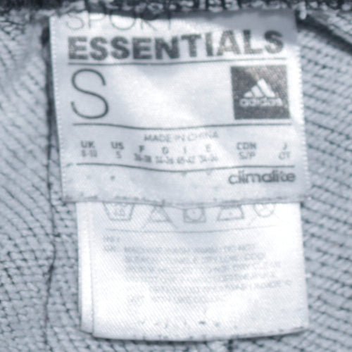 Adidas Women Charcoal Jogger Sweatpants S Climalite Drawstring Tracksuit Bottoms