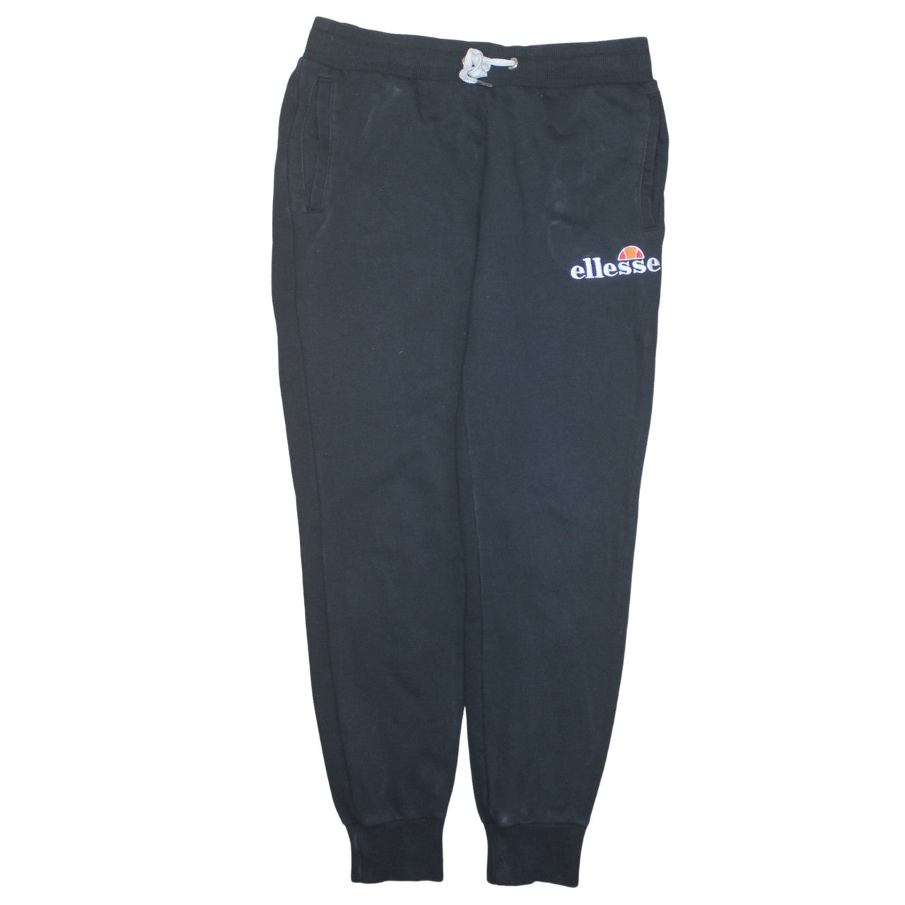 Ellesse Womens Black Jogger Trousers Size 12 Comfortable Fleece