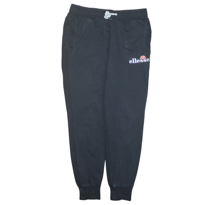 Ellesse Womens Black Jogger Trousers Size 12 Comfortable Fleece