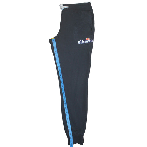 Ellesse Womens Black Jogger Trousers Size 12 Comfortable Fleece