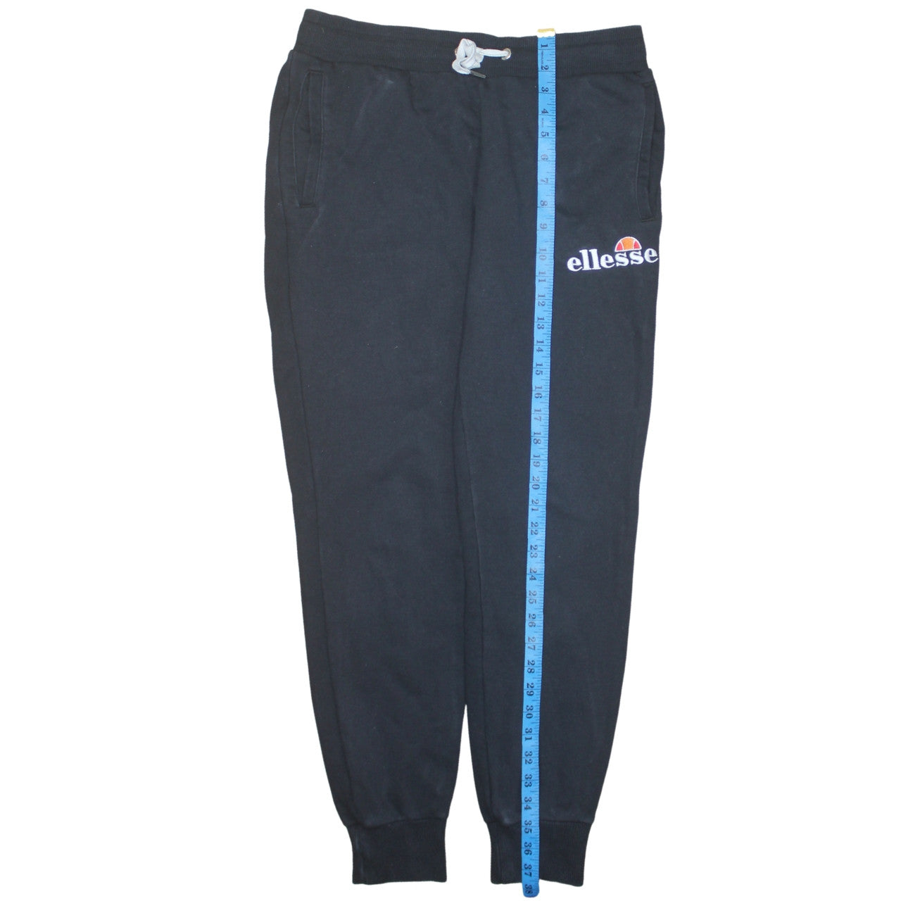 Ellesse Womens Black Jogger Trousers Size 12 Comfortable Fleece