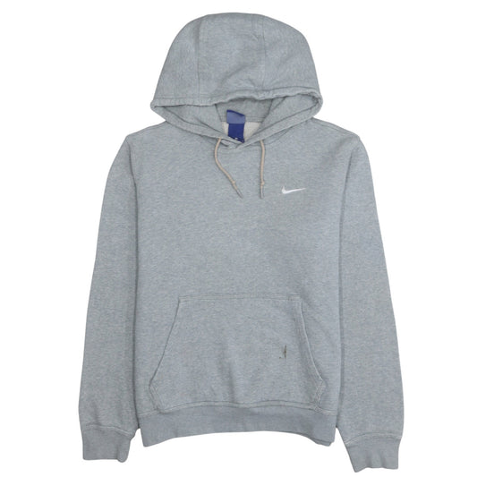 Nike Women’s Grey Hoodie Medium Pullover Sweatshirt Cotton Blend