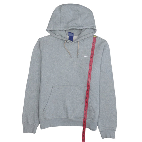 Nike Women’s Grey Hoodie Medium Pullover Sweatshirt Cotton Blend